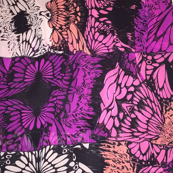 Forever21 Strapless Floral/Butterfly Dress - Picture 4 of 5